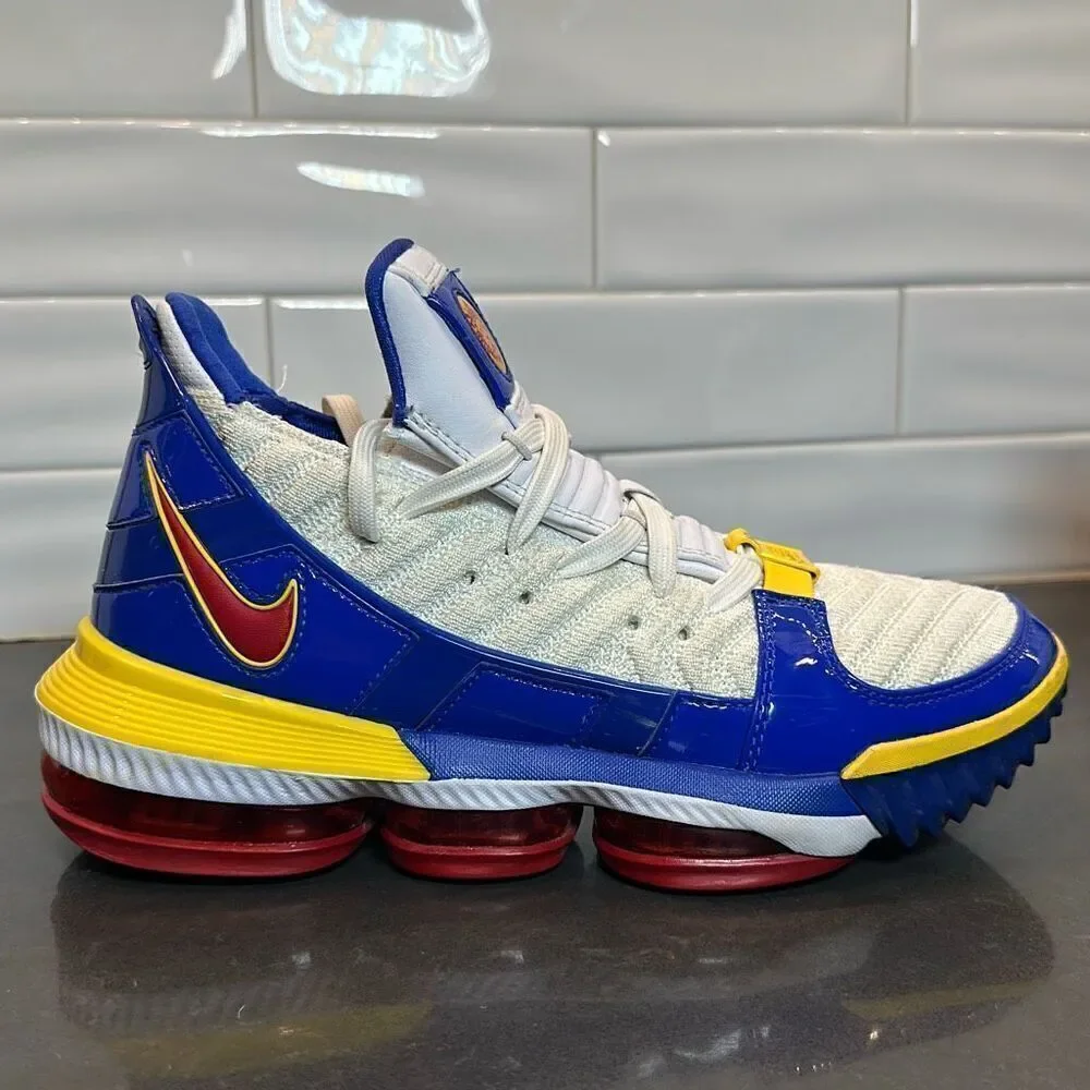 NIKE LEBRON XVI 16 SB SUPERMAN “SUPERBRON” CD2451-100 SIZE US 6